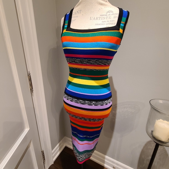 Milly rainbow striped dress - Picture 2 of 5